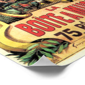 ラボイテムジケヴィンテージフランスのミュージカルシアターアド ポスター (角)