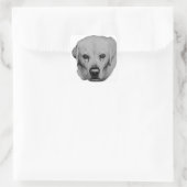 ラボエンブレム：目を開く スクエアシール (バッグ)