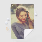 ラボカフカスタムィルターを使ったモノグラム写真 ゴルフタオル (インサイチュ)