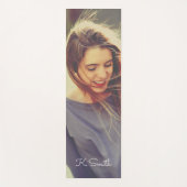 ラボカフカスタムィルターを使ったモノグラム写真 ヨガマット (正面)