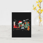 ラボクリスマスラボ技術者サイエンスクリスマスS カード (黄色い花)