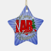 ラボクリスマス臨床検査学 セラミックオーナメント (右)