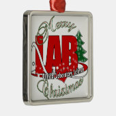 ラボクリスマス臨床検査学 メタルオーナメント (右)