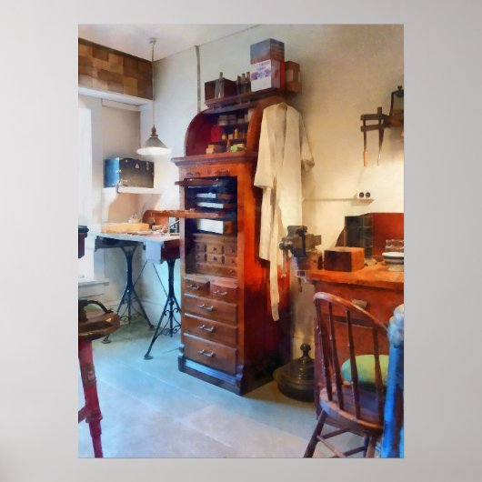 ラボコート付き歯科用ラボ ポスター (正面)