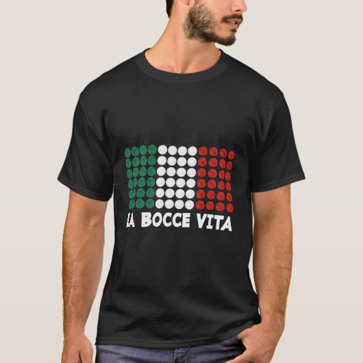 ラボッチェヴィタイタリアン国旗の色パトリオイタリアンット Tシャツ (正面)
