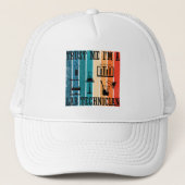 ラボテクおもしろいテックヴィンテージ研究員のユーモア キャップ (正面)