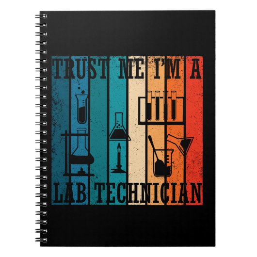 ラボテクおもしろいテックヴィンテージ研究員のユーモア ノートブック (正面)