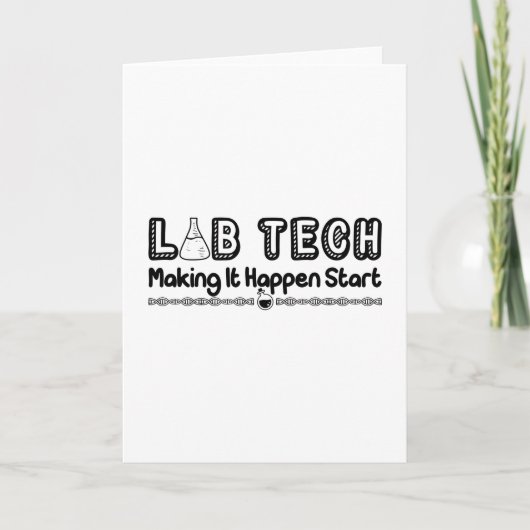 ラボテクニシャンラボ技術による実現 カード (正面)