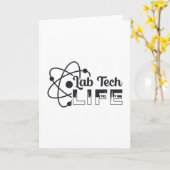 ラボテック生命実験室科学医師技術者 カード (黄色い花)