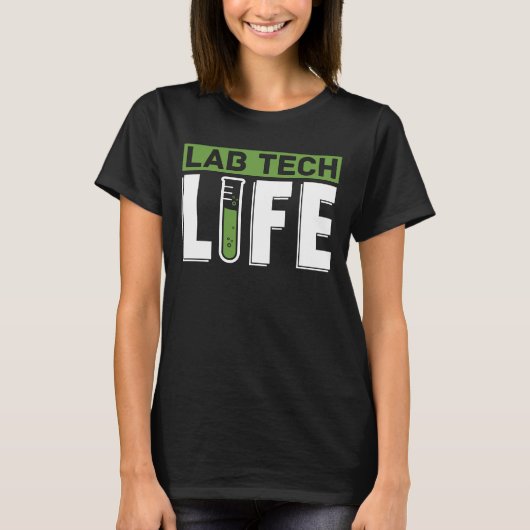 ラボテック生命実験技術者科学 Tシャツ (正面)
