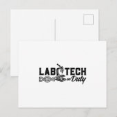 ラボテック職務技術研究室技術者 ポストカード (正面/裏面)