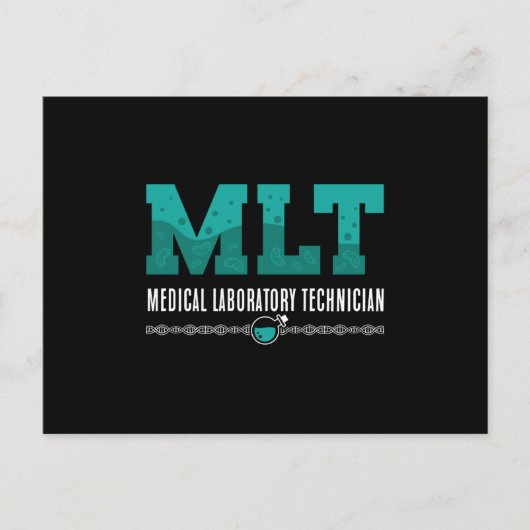 ラボテックMLT医学研究所テクニシャンサイエンス ポストカード (正面)