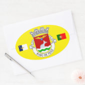 ラボデパイクオーバルステッカー 楕円形シール (封筒)