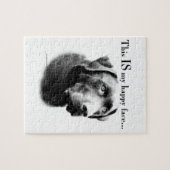 ラボハッピー顔 ジグソーパズル (横)