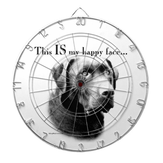 ラボハッピー顔 ダーツボード (正面)