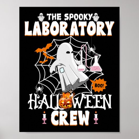 ラボハロウィーン不気味クルー医学研究所 ポスター (正面)