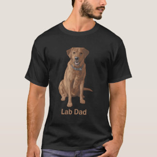 ラボパパキツネ赤ラブラドールレトリバー愛犬家ギフト Tシャツ
