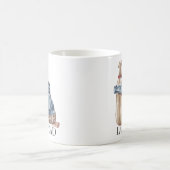 ラボパパ、誇りを持ったラブラドール・リトリバー犬のオーナー コーヒーマグカップ (中央)