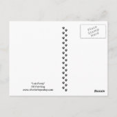 ラボパーティードッグアートポストカード ポストカード (裏面)