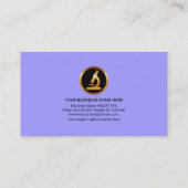 ラボビーカーフラスクスタン縁どド化学者 名刺 (裏面)