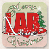 ラボフロートミストクリスマス コースター (正面)