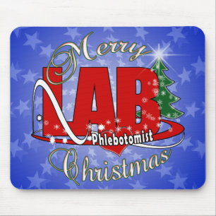 ラボフロートミストクリスマス マウスパッド