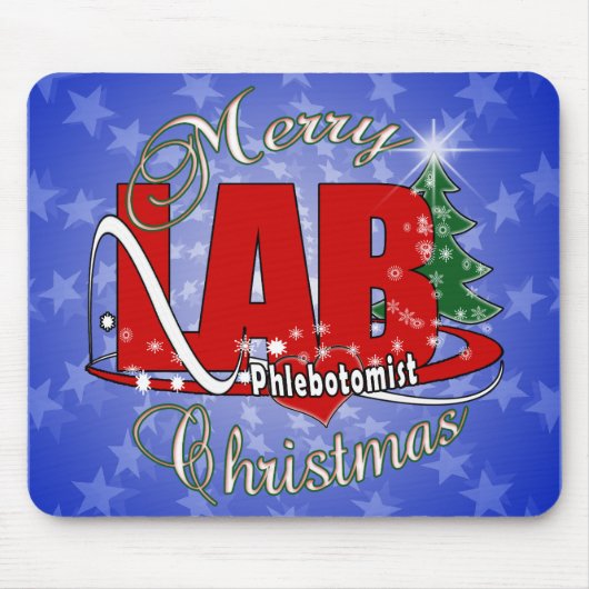 ラボフロートミストクリスマス マウスパッド (正面)