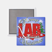 ラボフロートミストクリスマス マグネット (正面/裏面)