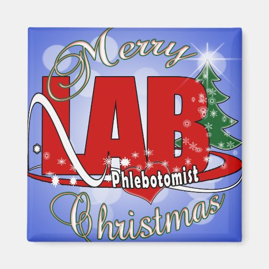 ラボフロートミストクリスマス マグネット (正面)