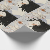 ラボヘム、香水付きレディボトルアールデコ美しい ラッピングペーパー (角)