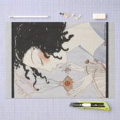 ラボヘム、香水付きレディボトルアールデコ美しい 薄葉紙 (クラフト)