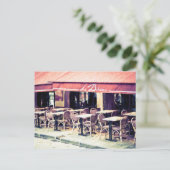 ラボヘメパリカフェハガキ ポストカード (スタンド正面)