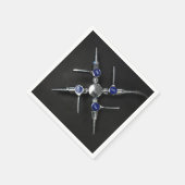 ラボベンチの実験室ガス弁 スタンダードカクテルナプキン (角)