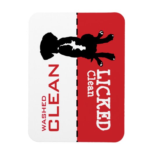 ラボボクサーパピー食洗機マグネット記号 マグネット (縦)