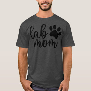 ラボママラブラドールリトリエバーパピーラバードッグ恋人M Tシャツ