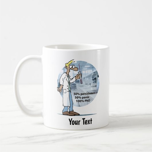 ラボライフ博士パニック コーヒーマグカップ (左)