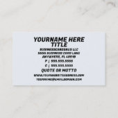 ラボラトリ・マネージャのラボ 名刺 (裏面)