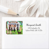 ラボリックアイスクリームラブラドール差出人住所 ラベル (インサイチュ)