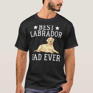 ラボレトリエ最高のーラブラドールパパEver Lab Father Tシャツ