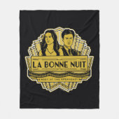 ラボンヌニットミートアットザスピーディ フリースブランケット (正面)