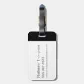 ラボンヌニットミートアットザスピーディ ラゲッジタグ (裏面縦)