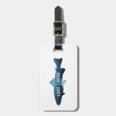 ラボン湖テキサス州魚 ラゲッジタグ (正面縦)