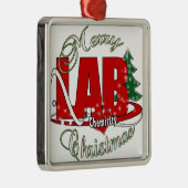 ラボ化学のクリスマス メタルオーナメント (右)