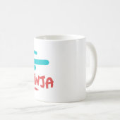 ラボ忍者 – メディカルラボサイエンティストCOFFEE MUG コーヒーマグカップ (正面右)