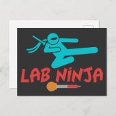 ラボ忍者- MEDICAL LAB SCIENTISTポストカード ポストカード (正面/裏面)