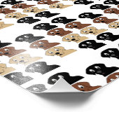 ラボ3色の漫画ヘッド フォトプリント            (角)