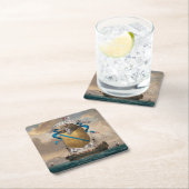 ラポルテディットサンジョルジュコートオブアームズ4 スクエアペーパーコースター (インサイチュ)