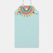 ラマありがとうラベルフィエスタカボスベビーシャワー ギフトタグ (裏面)