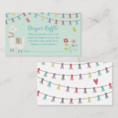 ラマおむつラッフルカードミント男女兼用 エンクロージャーカード (正面/裏面)