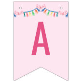 ラマおもしろいを持っている – ピンクリラマパーティー バンティングフラッグ (第2の旗)